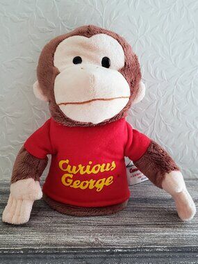 Curious George Universal Studios Plush Monkey Hand Puppet - 8”